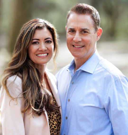 Jay Gallé with his wife Diana